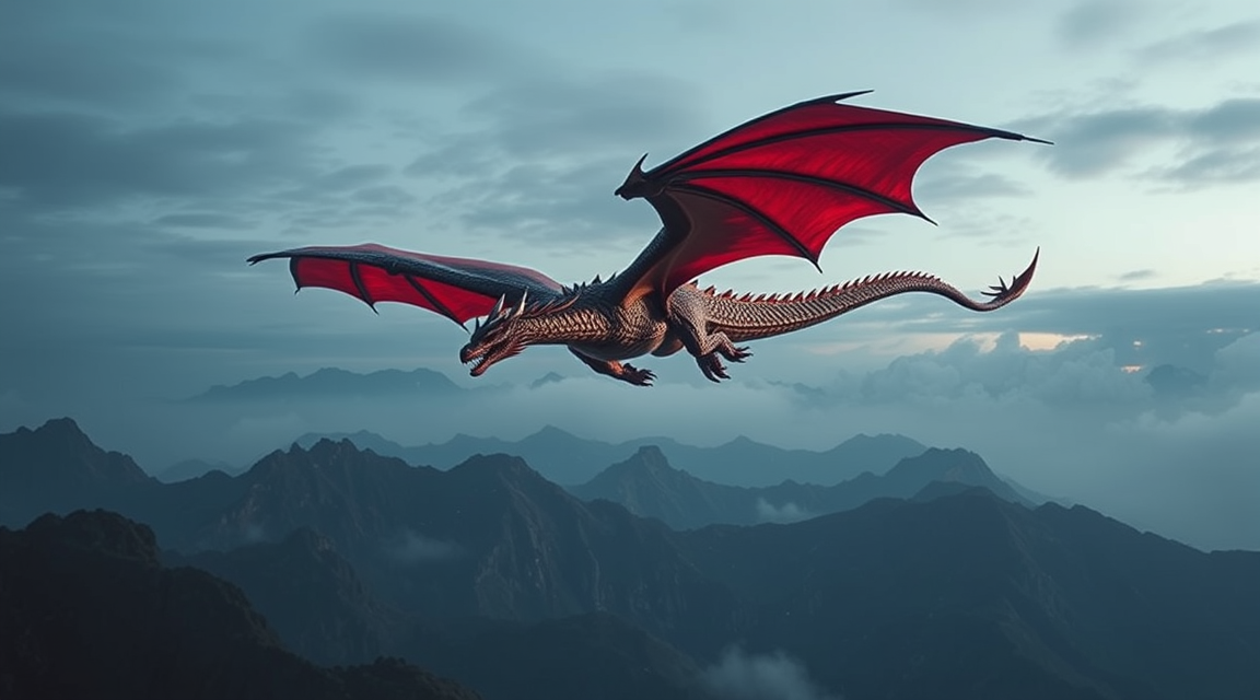 Dragon over mountain 2