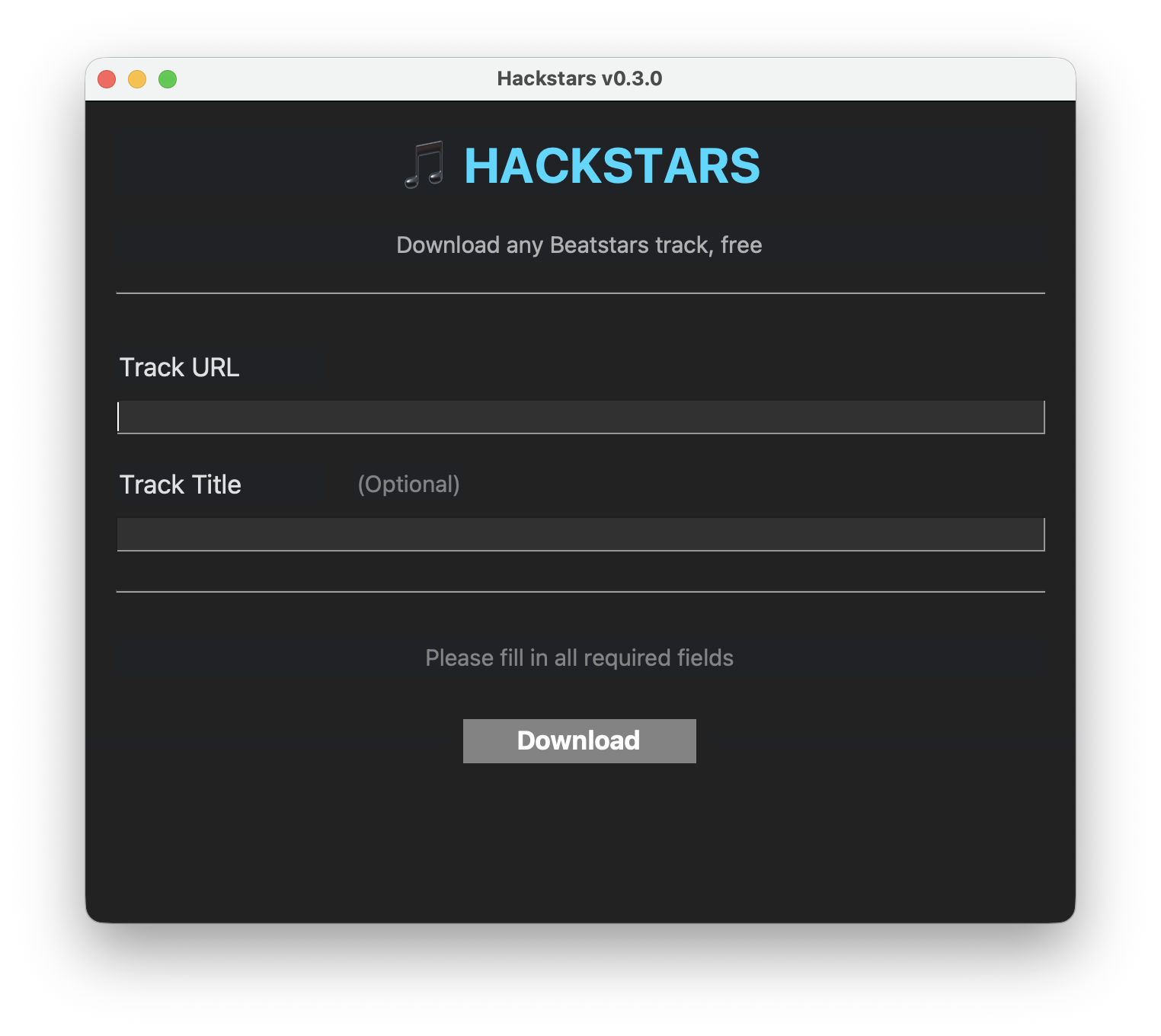 Hackstars v0.3.0